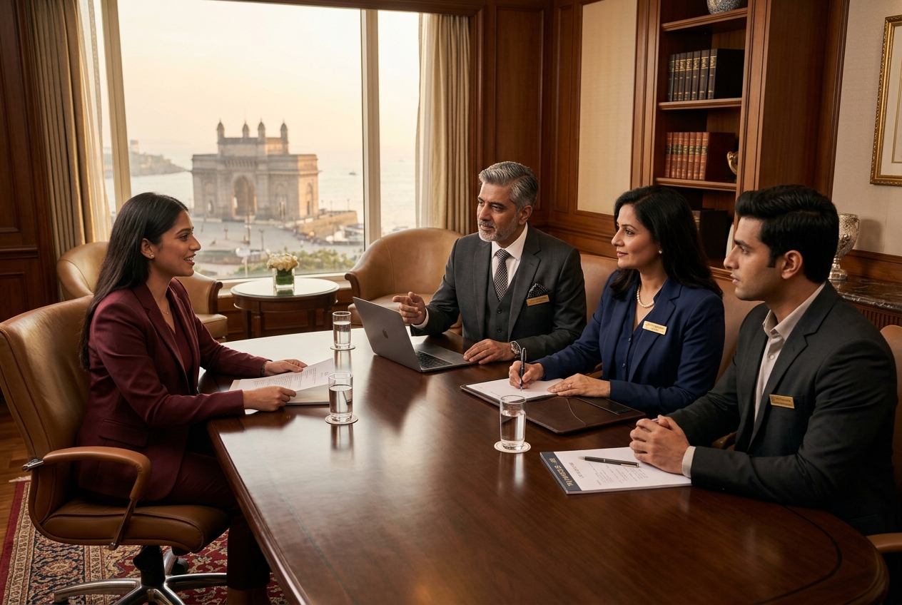 receptionists-elegant-suits-during-work-hours
